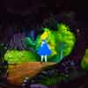 Disneyland Alice in Wonderland attraction December 2015