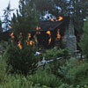 Burning Cabin, August 1958