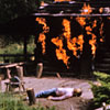 Burning Cabin, September 1959