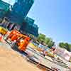 DCA Carthay Circle construction, August 2011