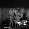 Barbara Eden and Larry Hagman in 'G.I. Jeannie' episode from Season One of "I Dream of Jeannie", October 16, 1965
