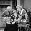 William Frawley, Lucille Ball, and Vivian Vance, Lucy's Italian Movie episode of I Love Lucy, aired April 6, 1956