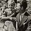 Donald O'Connor and daughter Donna, “Singin’ In The Rain,” 1952