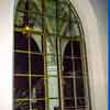 Chateau Marmont lobby restaurant window, April 2002