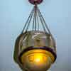 Lobby light fixture April 2002