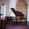 Sohmer and Company Piano, Chateau Marmont lobby/living room area, April 2022