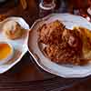 Sunday Special Fried Chicken dinner, Chateau Marmont lobby restaurant, April 2025