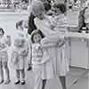 Janet Leigh in Disneyland Town Square, 1962