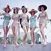 Disneyland Hotel swimsuit models, unknown date