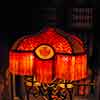 Disney's Hollywood Studios Tower of Terror Hotel library lamp, January 2010
