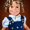 Shirley Temple Little Miss Broadway Danbury Mint dress up outfit on 1972 17 inch vinyl doll
