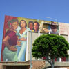 Hollywood High Mural by Eloy Torrez, July 2002