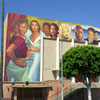 Hollywood High Mural by Eloy Torrez, August 2002