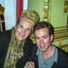 Maila Nurmi and me at Kenneth Kendall's James Dean birthday party, February 1997