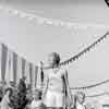 Janet Leigh and daughter Kelly Curtis with Greg Champion at Pacific Ocean Park, 1960