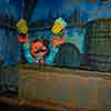 Mr. Toad's Wild Ride attraction streets of London scene January 2007
