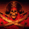 Jolly Roger in Disneyland Pirates of the Caribbean attraction photo, July 2012