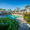 Lafayette Hotel and Club pool area, San Diego, October 2023