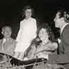 George, Shirley, and Gertrude Temple with Cesar Romero and Arthur Treacher at American Legion Parade, 1938