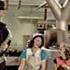 Bert Lahr, Joan Davis, and Shirley Temple in Just Around The Corner, 1938