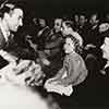 Shirley and Gertrude Temple attend the Holy Land model presentation at the Shrine Auditorium, April 14, 1937