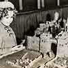 Shirley Temple attends the Holy Land model presentation at the Shrine Auditorium, April 14, 1937
