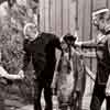 Shirley Temple, Moroni Olsen, Martin Good Rider, and Randolph Scott, Susannah of the Mounties, 1939