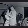 Shirley Temple and John Agar on the set of Honeymoon celebrating her 18th birthday, April 23, 1946