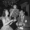 Shirley Temple 16th Birthday party with Jennifer Jones and Joseph Cotten on set of I'll Be Seeing You, April 23, 1944