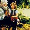 Jean Hersholt and Shirley Temple in Heidi, 1937