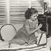 Shirley Temple at her Brentwood home, 1940