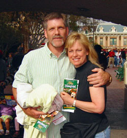 Mike and Juli photo at Disneyland