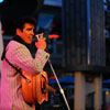 Disneyland Elvis impersonator Scot Bruce at Tomorrowland Terrace, May 2011