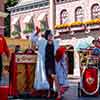 Cruella de Vil with Hook and Ladder, Disneyland Town Square Fire Department, September 2006