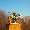 Anthony Wayne statue, Valley Forge, December, 1983