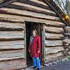 Valley Forge log cabin, November 2011