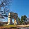Valley Forge Pennsylvania arch, November 2011